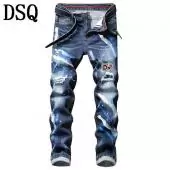 dsquared2 cool guy slim fit pantalon d2 logo blue